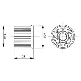 Comutator tip buton Start rotund galben