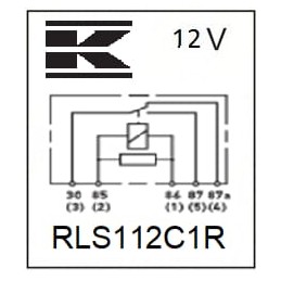 Micro releu 12V, 20A/35A, cu rezistor