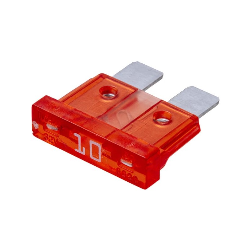Set siguranțe auto standard 10A lungime 20mm ambalaj 100 buc roșu iMaXX