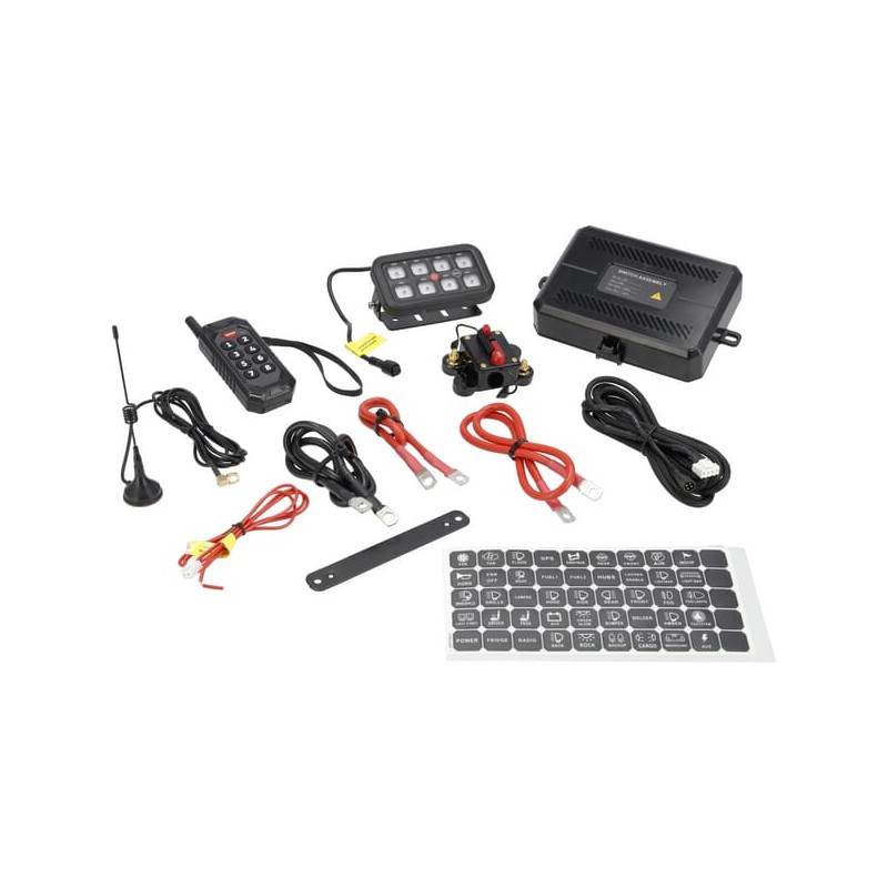 Panou de comutare cu 8 canale+Bluetooth+Frecvență radio