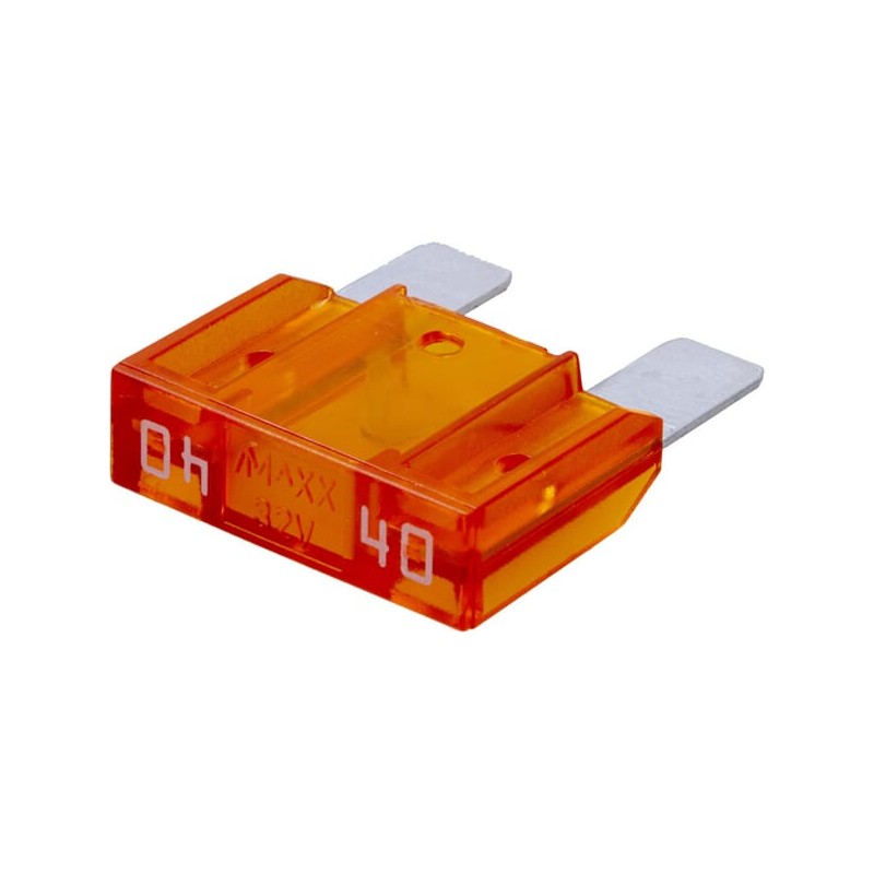 Set siguranțe auto maxi 32V 40A lungime 34,29mm ambalaj 10 buc portocaliu iMaXX