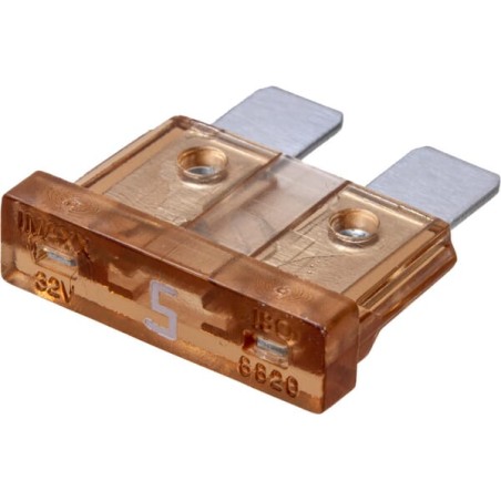 Set siguranțe auto standard 5A lungime 20mm ambalaj 100 buc maro iMaXX