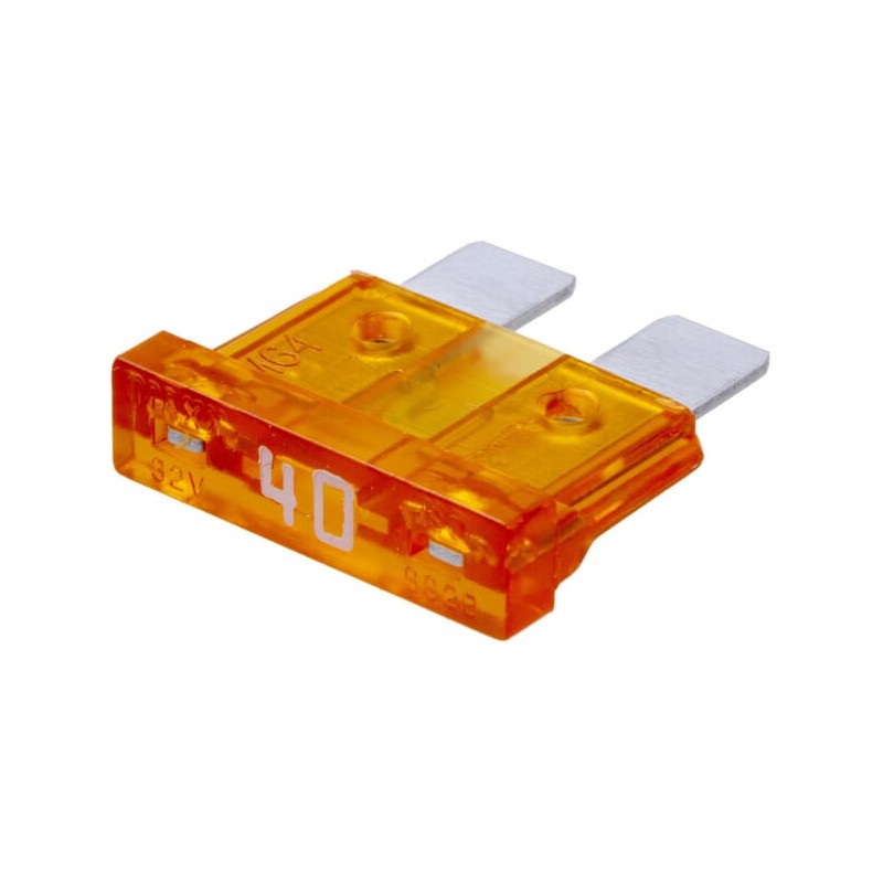 Set siguranțe auto standard 40A lungime 20mm ambalaj 100 buc portocaliu iMaXX
