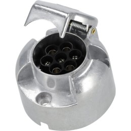 Priză de remorcă cu 7 pini, aluminiu 12V, terminale cu șuruburi