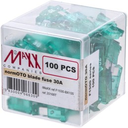 Set siguranțe auto standard 30A lungime 20mm ambalaj 100 buc verde iMaXX