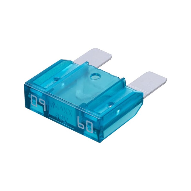 Set siguranțe auto maxi 32V 60A lungime 34,29mm ambalaj 10 buc albastru iMaXX
