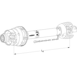 Arbore cardanic cu unghi larg PWE 580