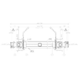Arbore cardanic S6 L 1210mm Bondioli&Pavesi