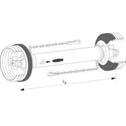Arbore cardanic fără furci W2500 L 1210mm Walterscheid