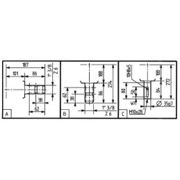 Multipicator turații T-278A 1,92:1