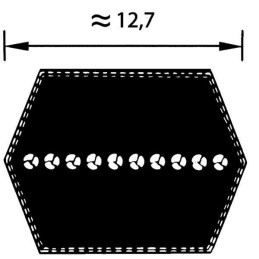 Curea hexagonală AA105