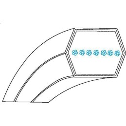 Curea hexagonală AA105