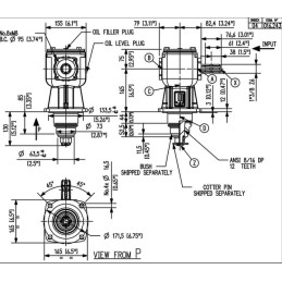 Angrenaj LF-205J, 1:1.92, 22 KW