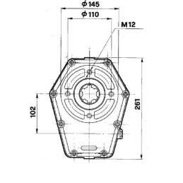 Multiplicator-reductor cu arbore