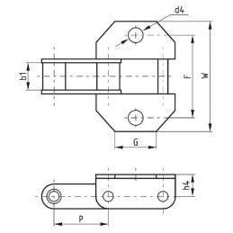 Lanţ elevator diametru 8,3mm