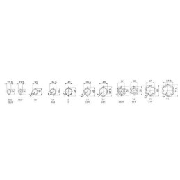 Țeavă cardan profil stea S5H interior 52mm exterior 61x47x4,5mm L 1m Walterscheid