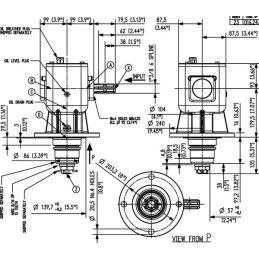 Multiplicator turații LF-140J 1:1,93