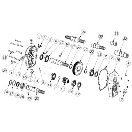 Bucșe și arbori de multiplicatoare și reductoare