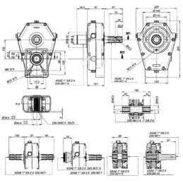 Bucșe și arbori de multiplicatoare și reductoare