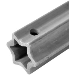 Țeavă cardan profil stea S4LH interior 39mm exterior 51x37x6mm L 1m Walterscheid