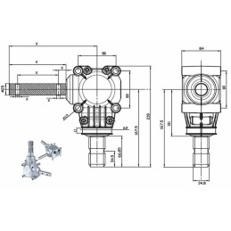 Cutie de viteze LF-227J 1:1