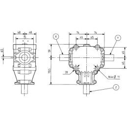 Cutie de viteze L-25A 1.35:1