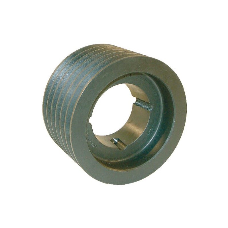 Fulie curea trapezoidală cu 6 canale profil B sau SPB, diametru 207mm, pentru bucșă de blocare conică 3020, Optibelt