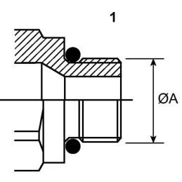 Cuplă rapidă 1/2"-M20x1,5mm 12S mamă CPV