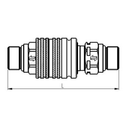 Cuplă rapidă 1/2"-M20x1,5mm 12S tată CNV