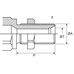 Cuplă rapidă 1/2"-M20x1,5mm 12S tată CNV