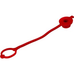 Capac protecție praf roșu 1/2"