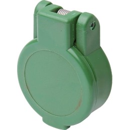 Capac contra prafului rabatabil verde