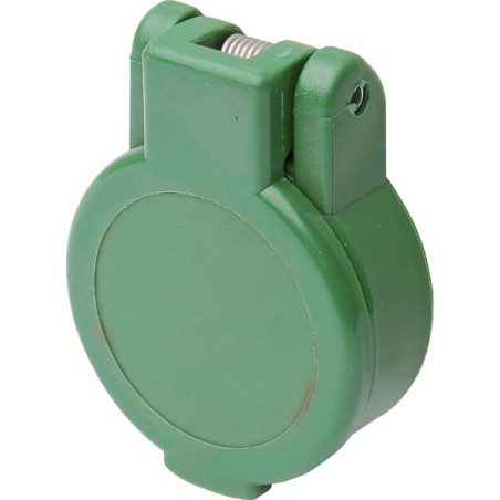 Capac contra prafului rabatabil verde
