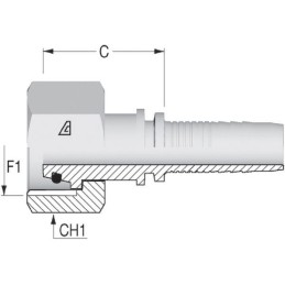 Armătură DN13 M24x1,5 16S