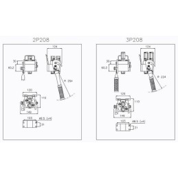 Cuplaj Multifaster DN12-2 x 15L M22x1.5 tată