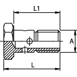 Șurub tubular M14