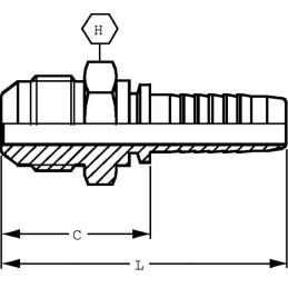 Armătură AGJ PC DN32 1 7/8" UNF