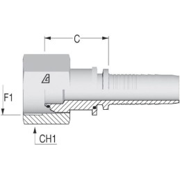 Armătură DKOR PF DN08 3/8" BSP