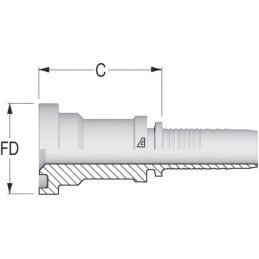 Armătură cu flanșă SFL PFL DN32 diametru 84,1mm