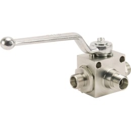 Robinet cu bilă 3/2-L - M18x1.5