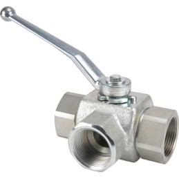 Robinet cu bilă cu 3 căi 1 1/4"