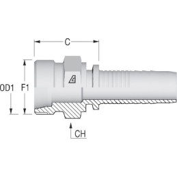 Armătură CEL PR DN13 M18x1,5 12L