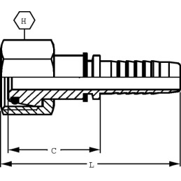 Armătură DN10 M22x1,5 15L
