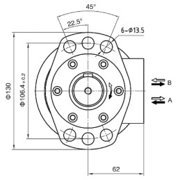 Motor orbital 250cc Kramp