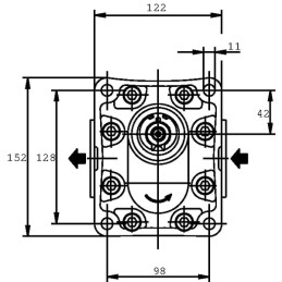 Motor reductor KM30.38R0-83-E3-LEB/ED-N-C4 (AGR)