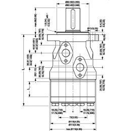 Motor orbital, diametru arbore 35, 4-L