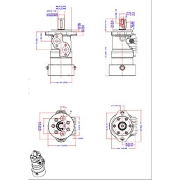 Motor orbital ax diametru 25 r. con+p.rl.v