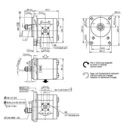 Pompă hidraulică cu angrenaje AZPF-11-011RCB20MB Bosch Rexroth