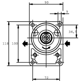 Motoreductor PLM20.20R0-54B2