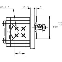 Motoreductor PLM20.20R0-54B2